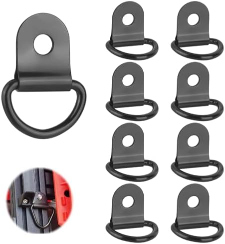 8 Anneaux D'arrimage En Acier Inoxydable Lyeteung - Pour Voiture, Camion, Bateau, Camping-car, Remorque