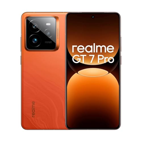 Image of realme GT 7 Pro (Mars Orange, 12GB RAM, 256GB Storage) | Snapdragon 8 Elite Processor | 50MP AI Triple Camera | 6.78 inch LTPO AMOLED 120Hz Display | 5800mAh Battery | 120W SUPERVOOC Charging