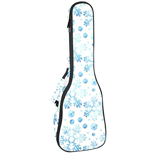 Housse ukulélé concert rembourrée 10mm bleu - Protection premium