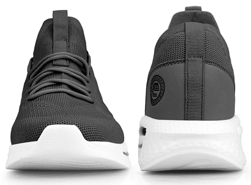 Image of Pujcs Mens Tennis Shoes Slip on Sneakers Ligthtweight Wlking Running Shoes for Work Gym Workout Sports Atheletic