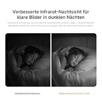 XIAOMI C201 Überwachungskamera Innen, 1080P HD Kamera Überwachung Innen – Ansicht 7