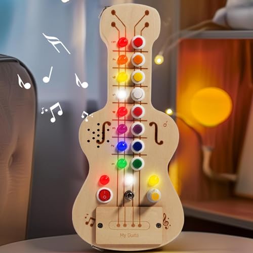 Juguetes de educación temprana interactivos con luces y botones 5