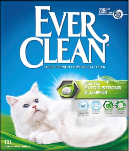 Ever Clean Extra Strong Kokulu Kedi Kumu, Ekstra Güçlü Topaklanma Formülü, 10 L - Görsel 2