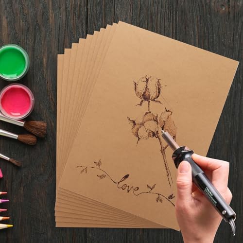 JMIATRY 15 Stück A4 Mdf Platten 300 x 210 x 4 mm, Holzplatten zum Basteln, Holzplatte für Laser, CNC Router, Modellierung, Durchbrochenes