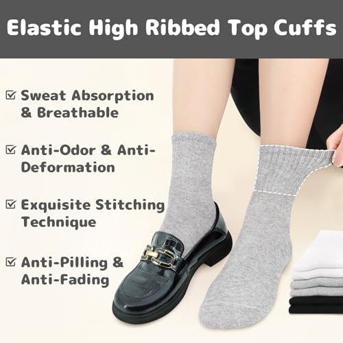 Boys Crew Socks 10-12 Years Old Boys Cotton Socks Boys Dress Socks Girls Crew Socks 8-10 Years Old Long Socks for Boys4