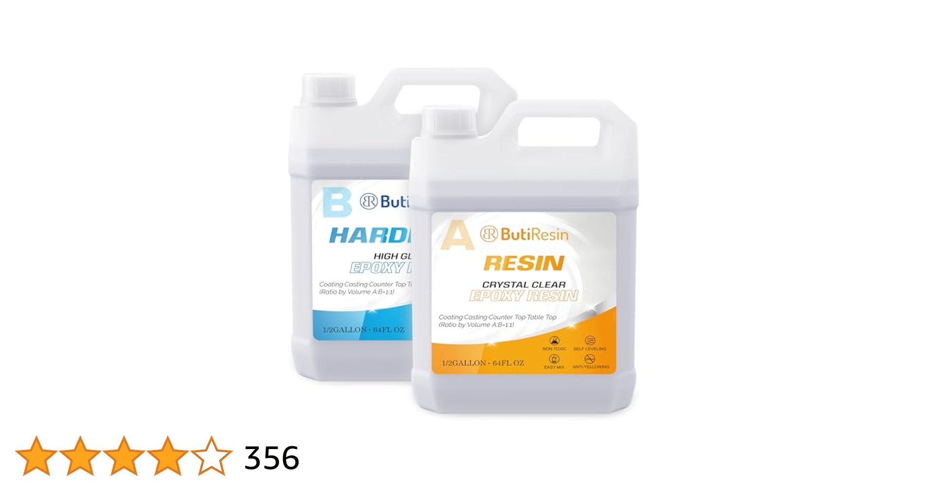 Amazon | ButiResin エポキシ樹脂 二液性レジン液 大容量 1