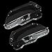 OCPTY Fits for 2006-2008 BMW 750Li Base Sedan 4-Door;2008 BMW 760Li Limited Edition Sedan 4-Door Car Headlight Headlamp Clear Lens Shell Cover Driver Passenger Side Auto Shell(A Pair)