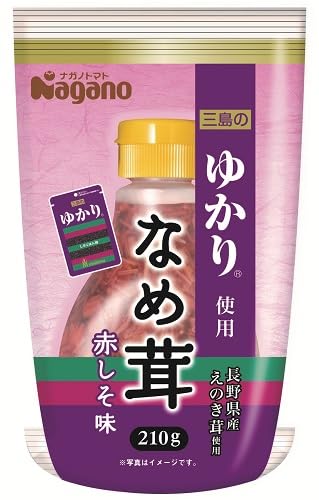 ナガノトマト 三島のゆかり使用なめ茸 ボトル入り 210gのサムネイル