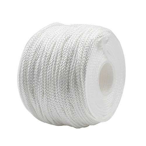 Hilo para Hacer Pulseras, Cuerda de Nylon para Cortinas y Venecianas, Kit de 50 M de Largo y 1.8 MM de Grosor, para Manualidades y Creación de Pulseras