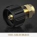 Onlyfire Propane Refill Adapter, Fill 1 Pound Bottles from 20lb Tank, Solid Brass