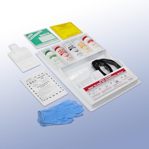 Safetec Spill Leader Kit for Emergency Response or Lab Spills (Plastic case) (1 kit/case)