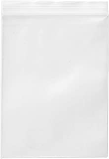 5 x 7-inch Clear Reclosable Zipper Poly Ziplock Storage Plastic Bags for Candy Cookies Cards, Pack of 100 - coolthings.us