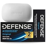 Defense Soap 2pk All Natural Tea Tree Bar Soap for Men | Made by Wrestlers with Tea Tree Oil & Eucalyptus Oil to Promote Healthy Skin
