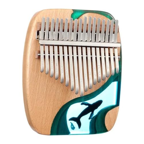 Marimba For Beginners Kalimba 17/21 キー フィンガー ピアノ フルベニア ソリッド ブナ材 カリンバ 21 キー 親指 ピアノ 初心者 楽器(17鍵)