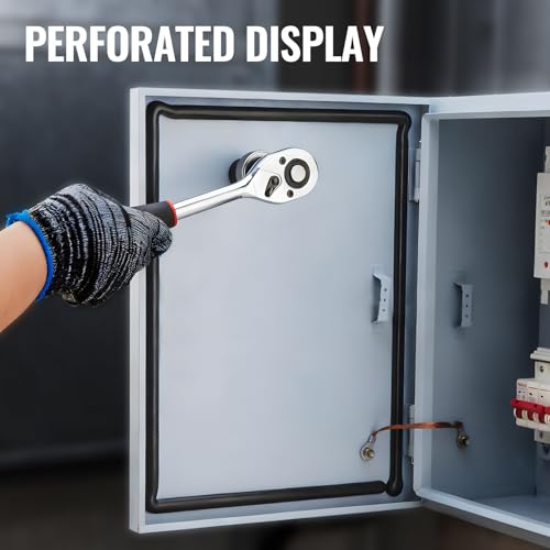 iGeelee Ratchet Knockout Hole Punch Driver Kit 1/2 to 2 inch SLUG-BUSTER KNOCKOUT CC-60 Electrical Conduit Hole Cutter Set KO Tool Kit (CC-60)