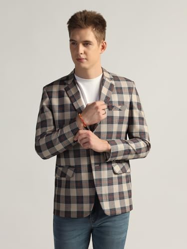 Image of TAHVO Tweed Blazer for Men - Formal & Casual Winter Wear Blazer
