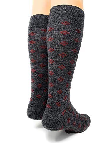 Image of WARRIOR ALPACA SOCKS - Diamond District Baby Alpaca Wool Dress Socks