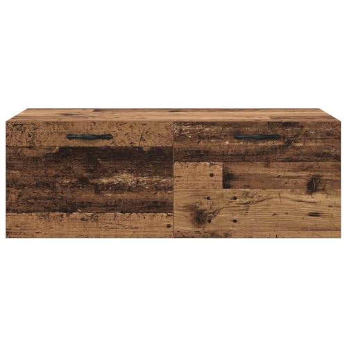 Armario de pared de madera de 100cm para almacenamiento 7