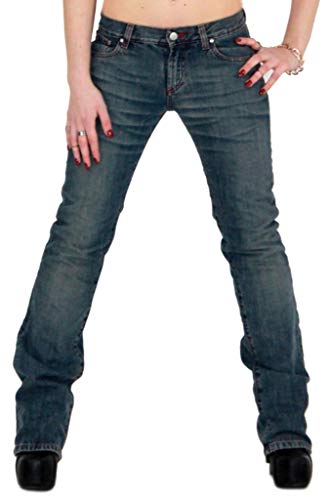 Miss Sixty Damen Jeans Soul 2ND Skin Trousers, Used-Look Denim (Dunkelblau)...