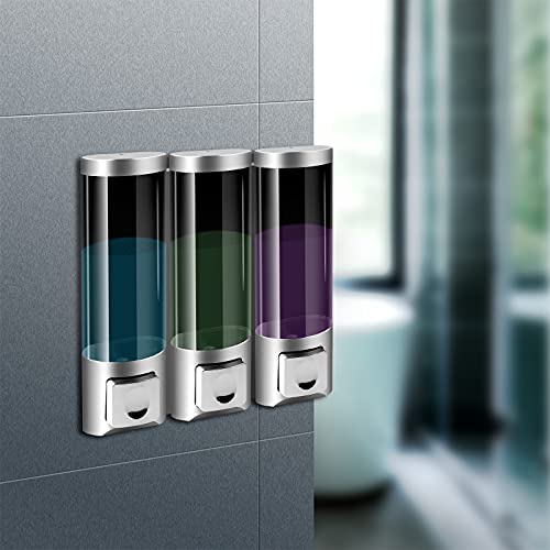 PIWOSGOL Seifenspender Wand 2x500ml - Duschgel Spender Ohne Bohren Für Badezimmer