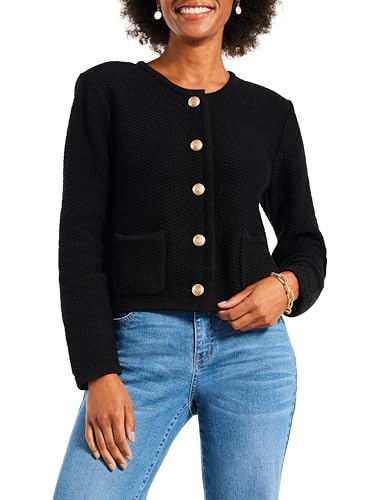 Image of NIC+ZOE Plus Size Gilded Texture Cardigan