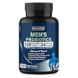 DRFOSTER Probiotics for Men Digestive Health, 120 Billion CFUs Mens Probiotic with Enzymes & Prebiotics & Saw Palmetto & Cranberry for Gut, Prostate & Urinary Tract Health, Shelf Stable, 180 Capsules