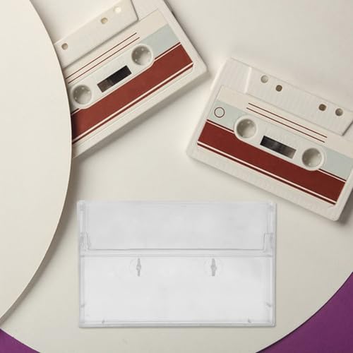 Caja para cintas de cassette transparente: soluciona el desorden con ABS 8