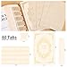 Leather Bible Tabs, Bible Tabs for Women and Men(Gold Foil Lettering) Large Print Stickers, Easy to Read and Apply, 66 Chapters & 14 Blank DIY Labels for Easy Navigation, Christian Accessories(Beige)