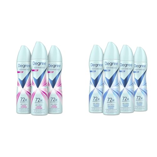 Degree Advanced Desodorante Seco en Spray Pack 7 Unidades
