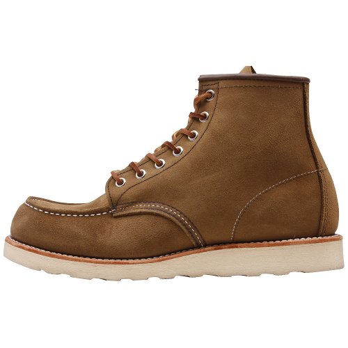 Red Wing Heritage Men's Classic Work 6-Inch Moc Toe Boot - Suede,Olive Mohave,10.5 D US2
