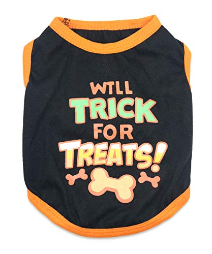 DroolingDog Boy Dog Shirts for Small Dogs Boys Dog Clothes Funny Pet T Shirt for Small Dogs, Medium