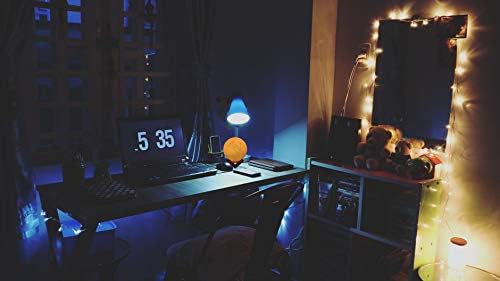 Moon Lamp, 16 Colors 3D Moon Light with Stand, Touch & Remote Control Moonlight Lamp, Home Night Light with USB Charging, Birthday Party Gifts,Cool Nursery Decor for Your Baby Kids(5.9 inch/15cm)