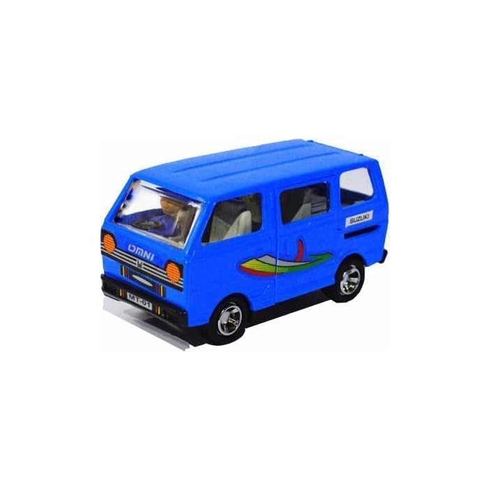 Buy Shinsei Pull Back Famous Maruti Omni Van Toy Car for Kids. with Openable Door Feature