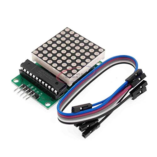 Module Matrice LED 8x8 Points - Contrôle Par Microcontrôleur - 5V - Cascade Possible - Uqezagpa