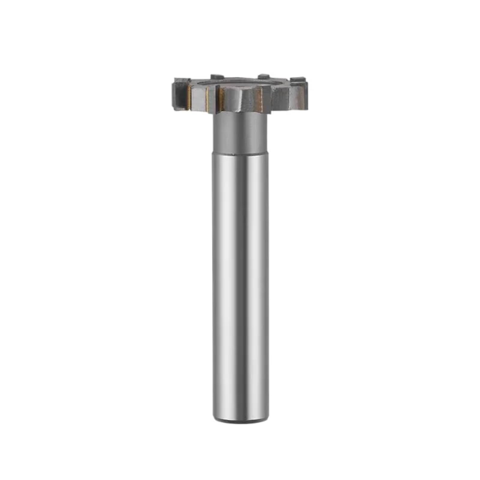 Ckqshenkouyickq One Color Yg8 T-Slot Milling Cutter, Alloy-Tipped Tungsten Steel, Extended Reach T-Type Cutter For Heavy Duty Machining(40X4x20x100x8t)
