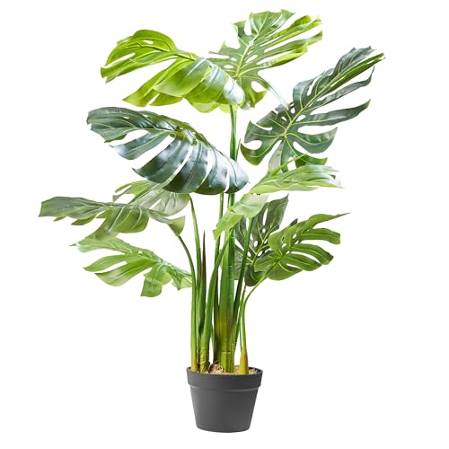 Preisvergleich Produktbild AMARE Kunstpflanze Monstera 80 x 80 x 110 cm