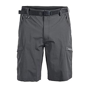 Mr.Stream de Randonnée Homme Short de Sport Respirant d’extérieur Séchage Rapide Poids Léger Cargo Bermuda d’escalade Multi-Poches Shorts