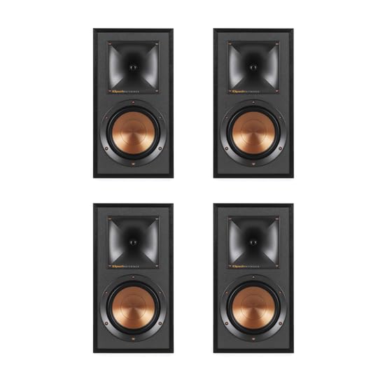 Image of Klipsch R-51M Bookshelf Speakers (2 Pairs - Black) Bundle