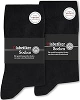 SockWaddles 6 Paar Diabetikersocken ohne Gummibund & ohne Naht 97% Baumwolle, Diabetiker Socken mit Komfortbund Hautfreundlich & Atmungsaktiv baumwollsocken für Damen Herren Schwarz 43-46