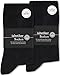 SockWaddles 6 Paar Diabetikersocken ohne Gummibund & ohne Naht 97% Baumwolle, Diabetiker Socken mit Komfortbund Hautfreundlich & Atmungsaktiv baumwollsocken für Damen Herren Schwarz 47-50