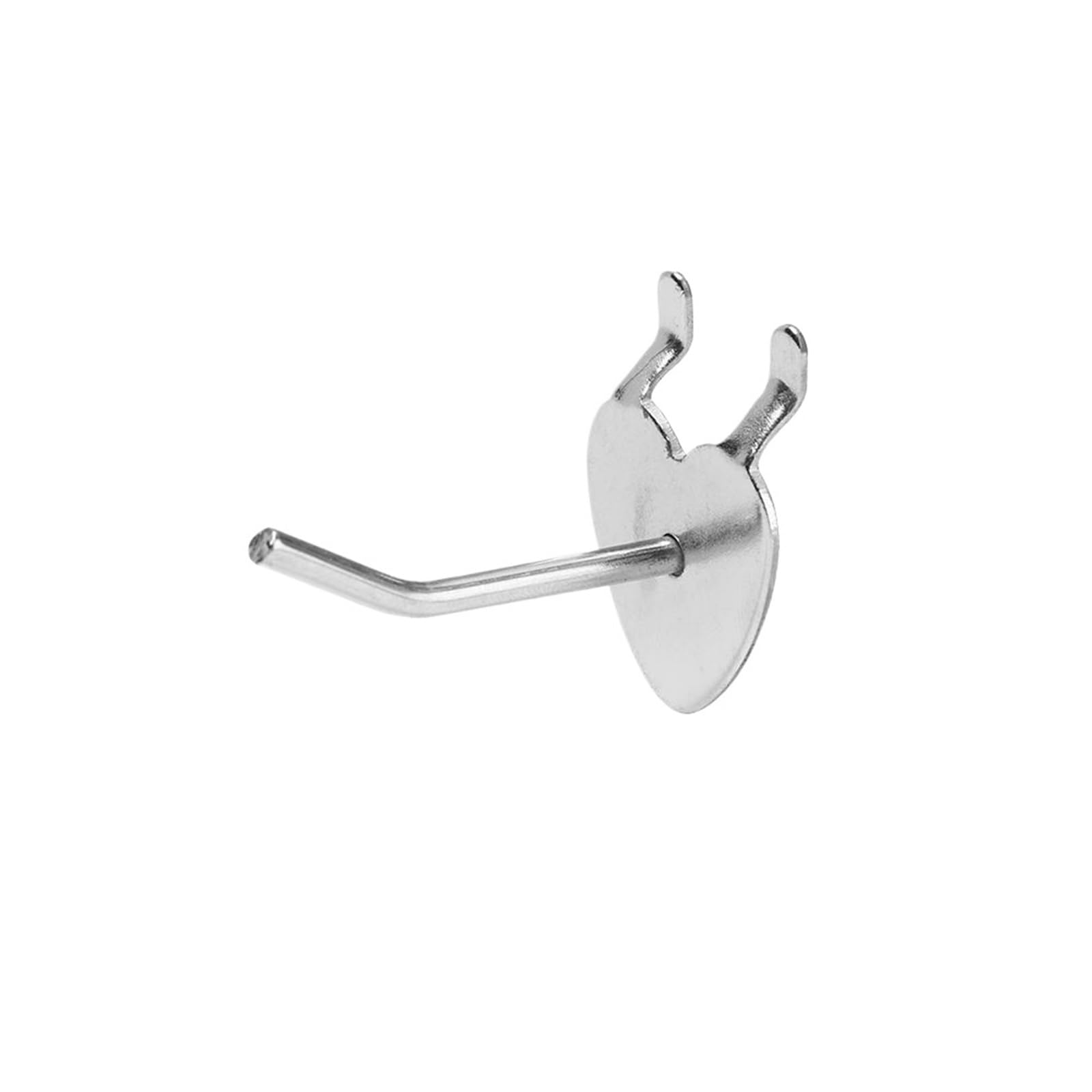 Mdsrfgn One Color Shop Shelf Hooks 5Pcs Display Hooks Storage Racks Supermarket Shelf Hanger Single Pegboard Hook Peg Retail Shop Garage Kitchen Rack(B-5Cm)