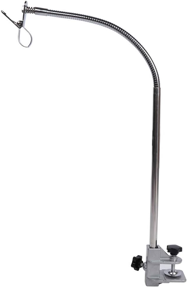 KUIDAMOS Stainless Steel Flexible Pet Grooming Table Clip Dryer Holder Stand for Professional Grooming 360° Flexible Design