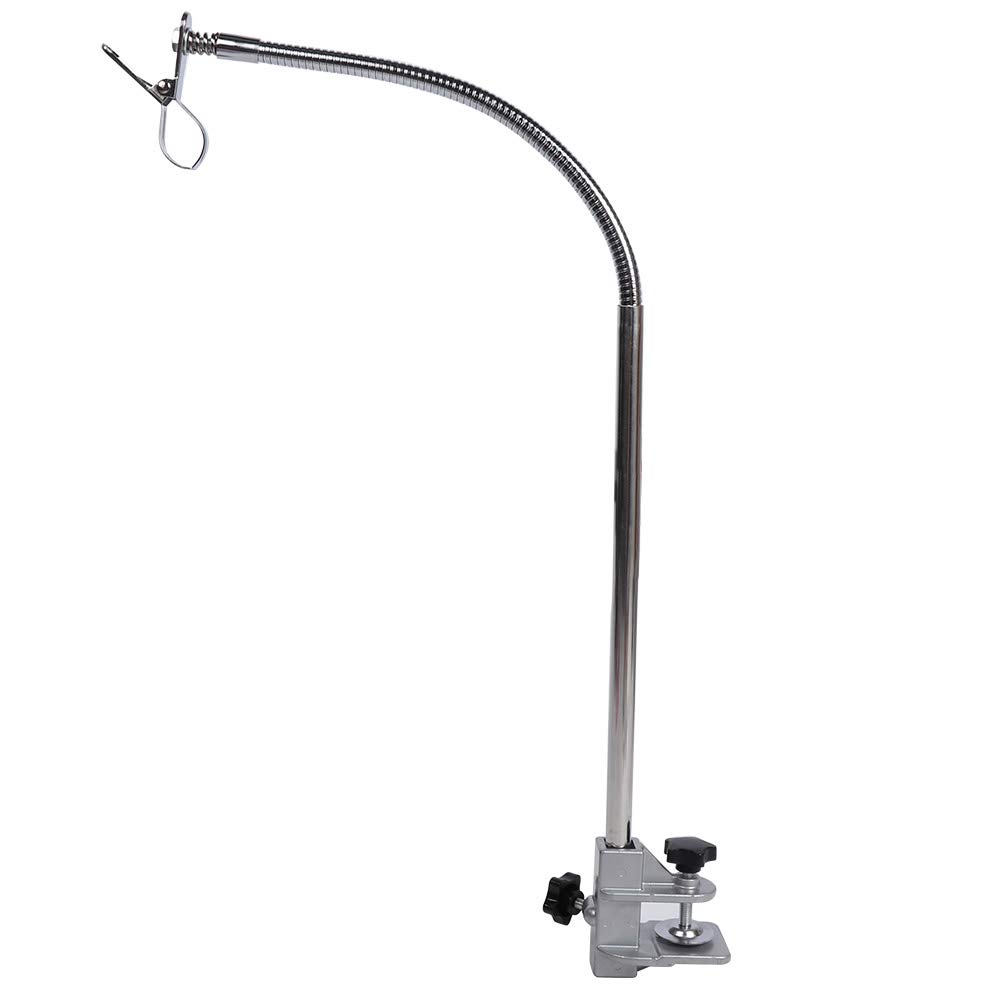 BONKZEBU Stainless Steel Pet Grooming Dryer Holder, Rustproof 360 Flexible Design, with Hands Free Drying, for Professional Pet Grooming Table