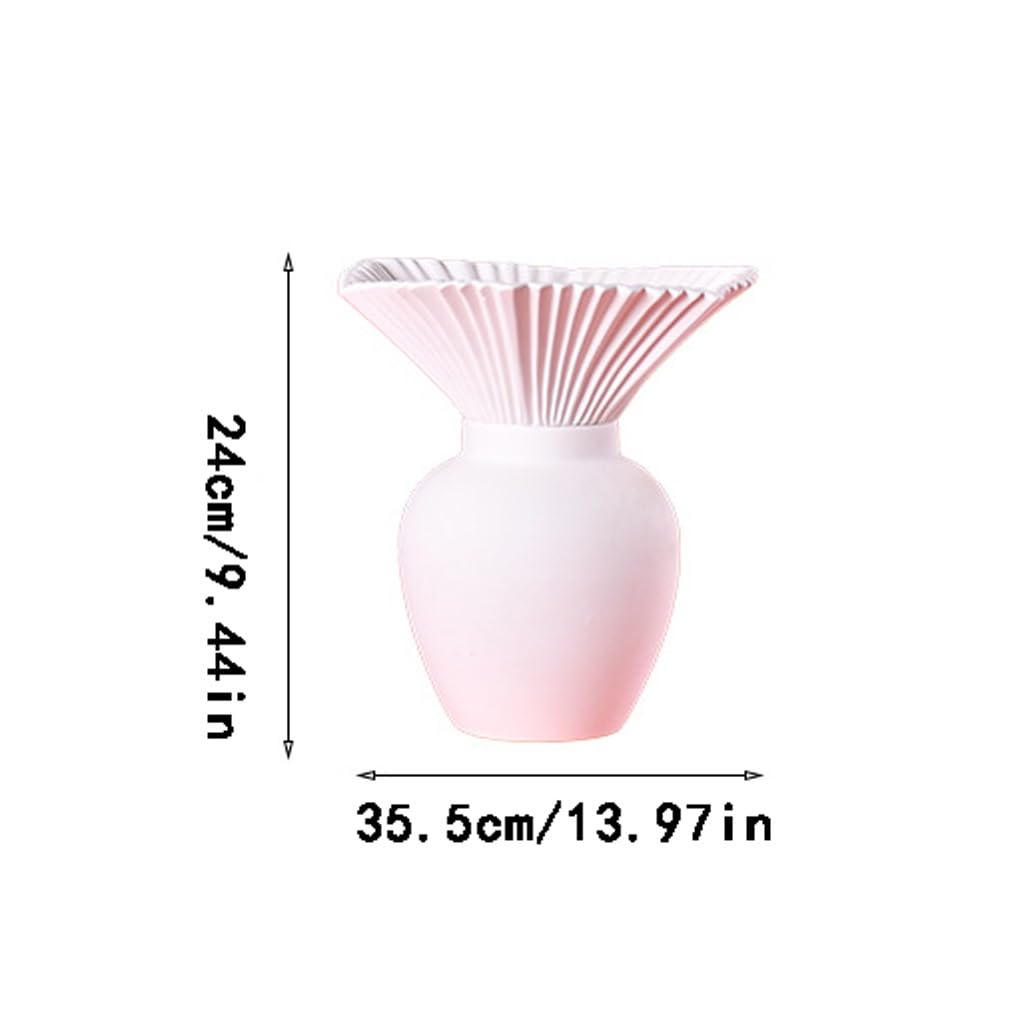 Blumenvase Dekorationen im nordischen Stil, kreative Keramikvasen for Zuhause, Blumenarrangements for den Balkon Wohndeko