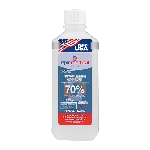 Isopropyl Alcohol 70% Rubbing Alcohol 16 oz