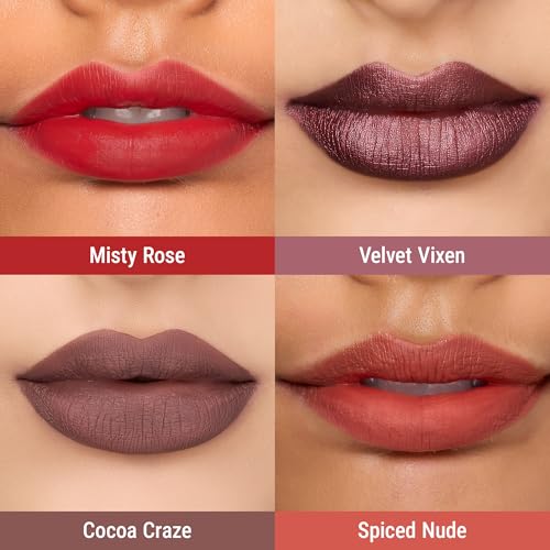 exmiloo Mini Lip Tint Set - 4 Colors, Vegan & Cruelty-Free - Image 2