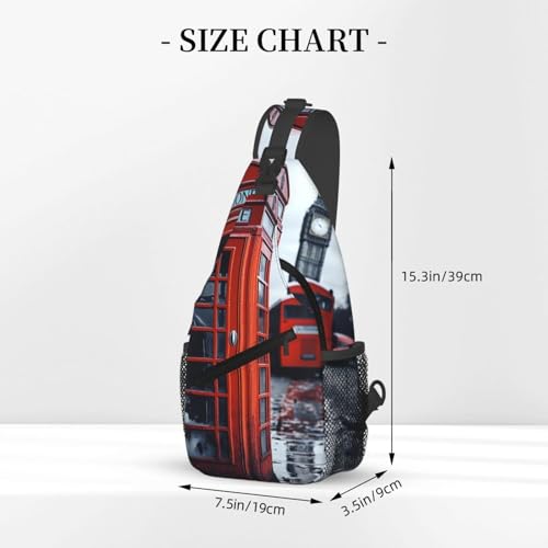 Mochila tipo bandolera pequeña para pecho unisex miniatura 3