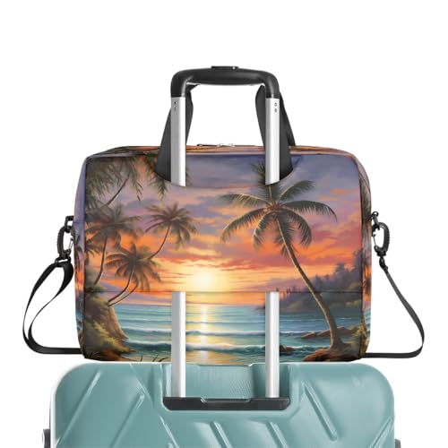 Maletín para laptop con diseño tropical hasta 16 pulgadas miniatura 7