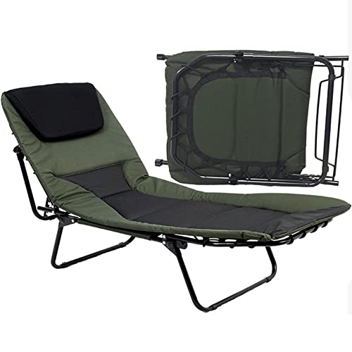 Lit pliant portable et chaise longue de jardin multiposition