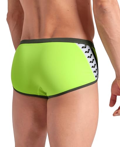 Image of ARENA Performance Men's Icons Solid Low-Waist Swim Brief Short Athletic Swimsuit